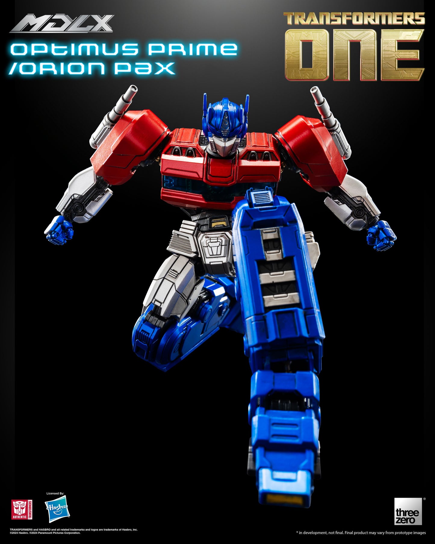 ThreeZero Transformers One MDLX Optimus Prime/Orion Pax