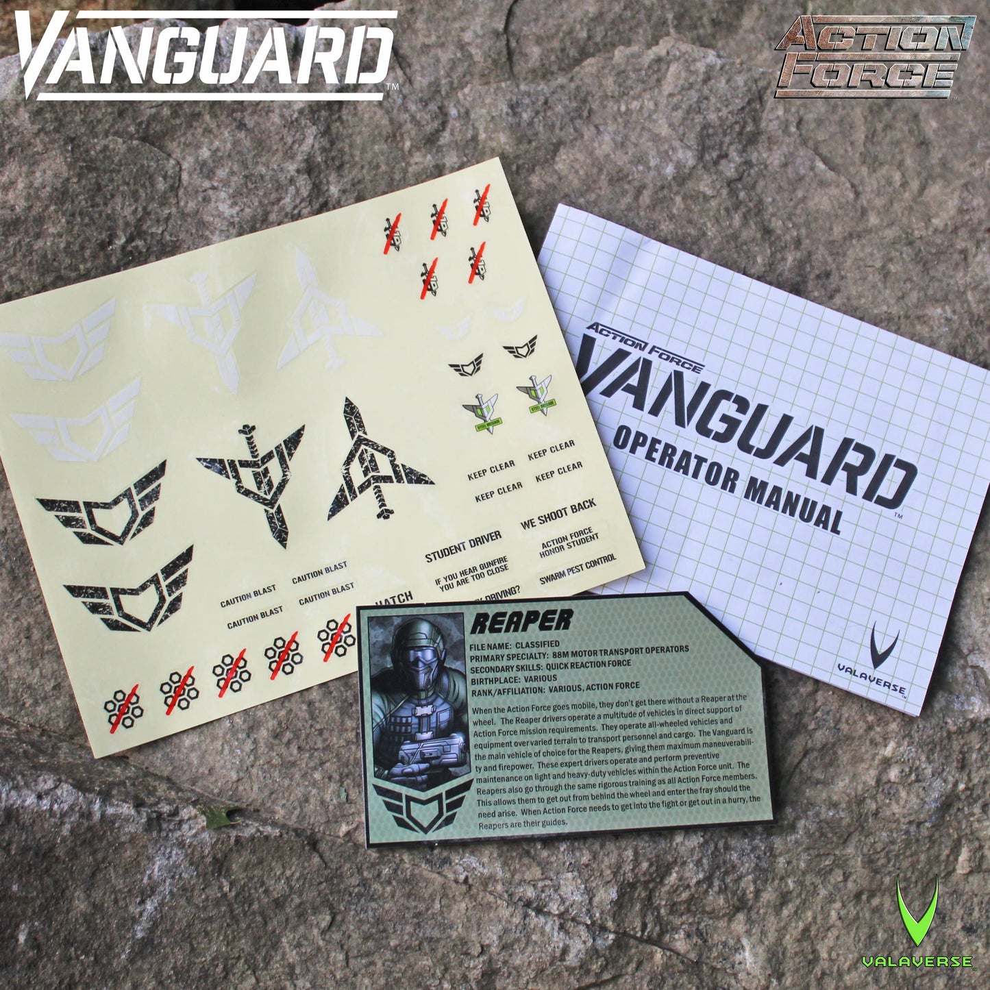 Action Force Vanguard (Stealth Gray Ver/MUDDY Version) 1/12 Scale Vehicle