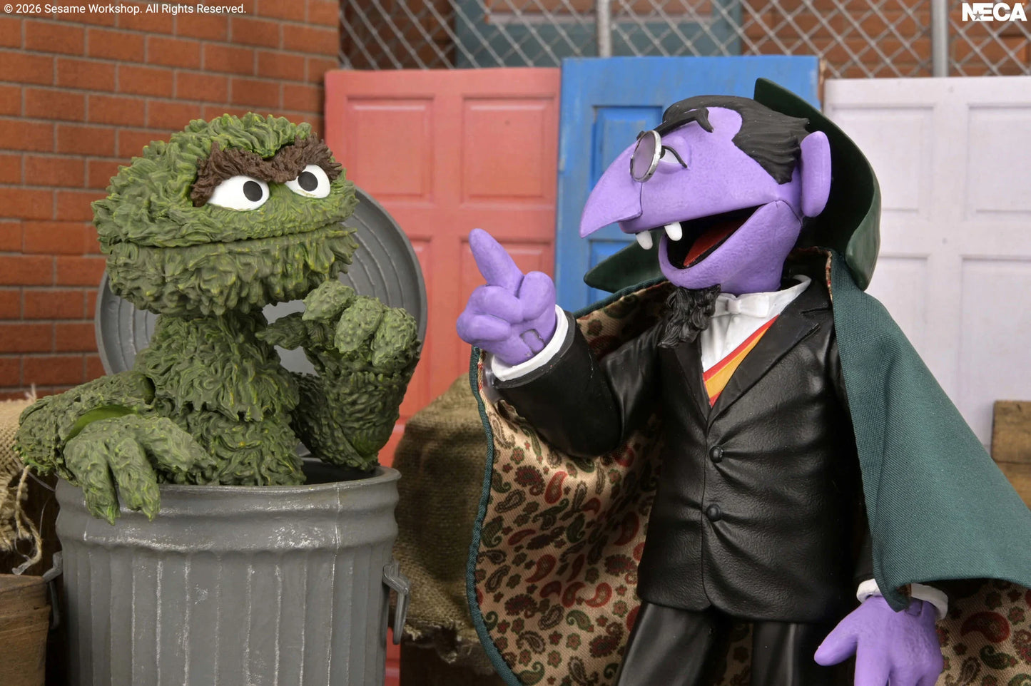 NECA Sesame Street Ultimate Oscar the Grouch Action Figure PREORDER