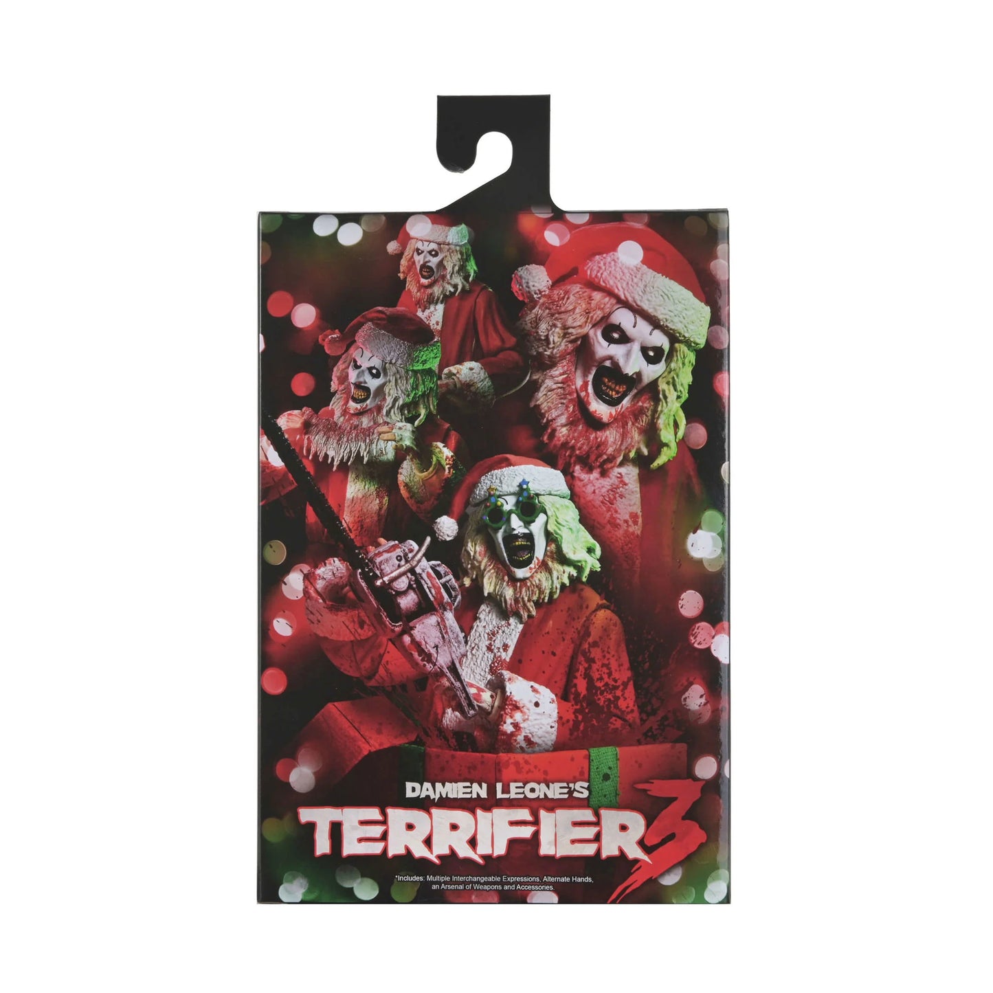 NECA Terrifier 7" Scale Action Figures - Terrifier 3 - Ultimate Santa Suit Art The Clown (Bloody Version) PREORDER