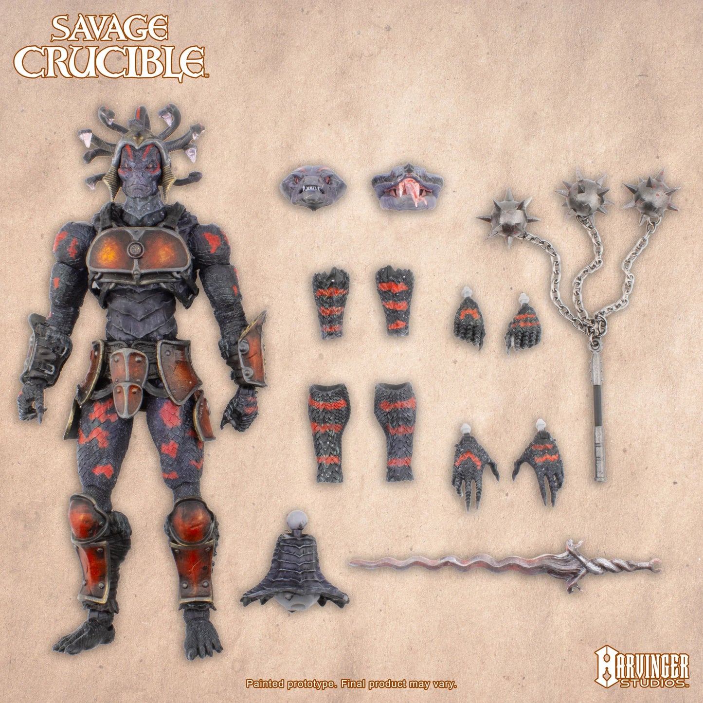 Savage Crucible Wave 4 Naa'Om Arkon Action Figure PREORDER