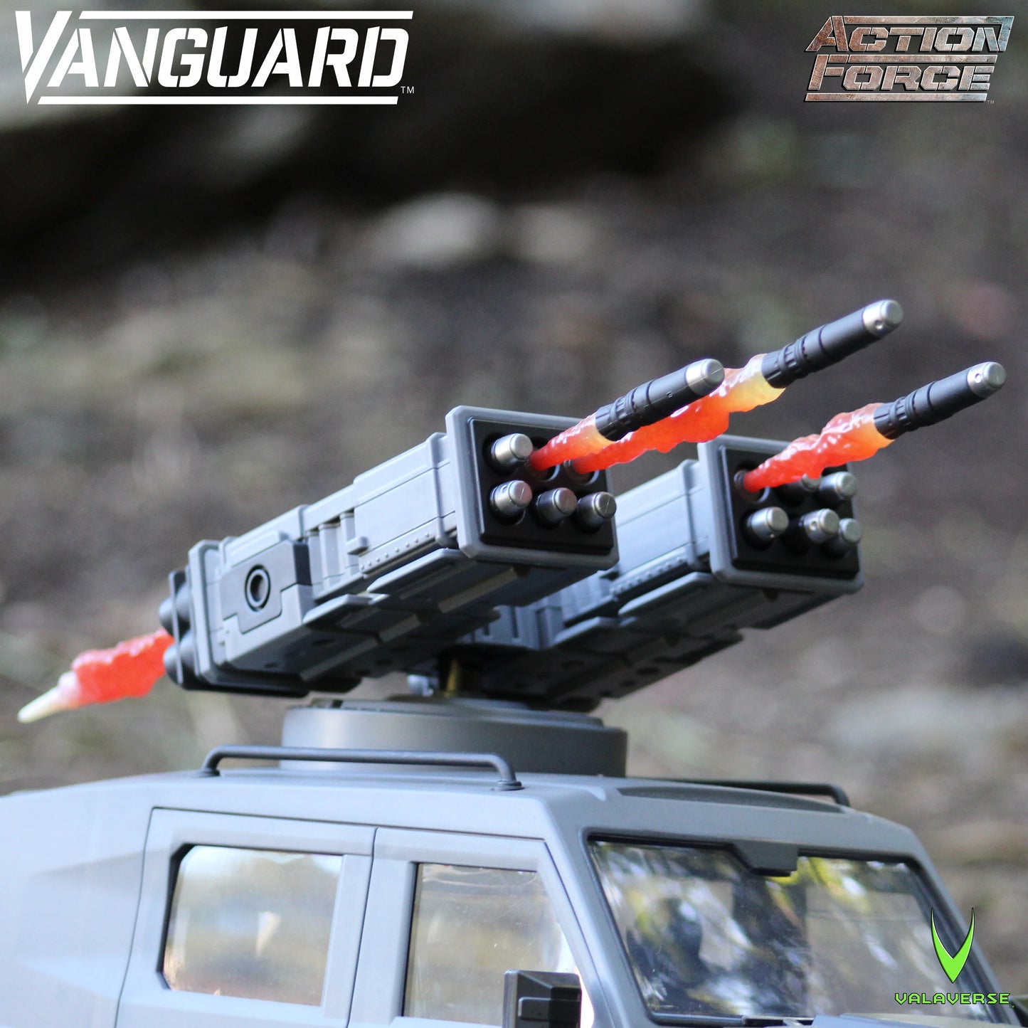 Action Force Vanguard Missile Launcher (Stealth Gray Ver.) Accessory Set