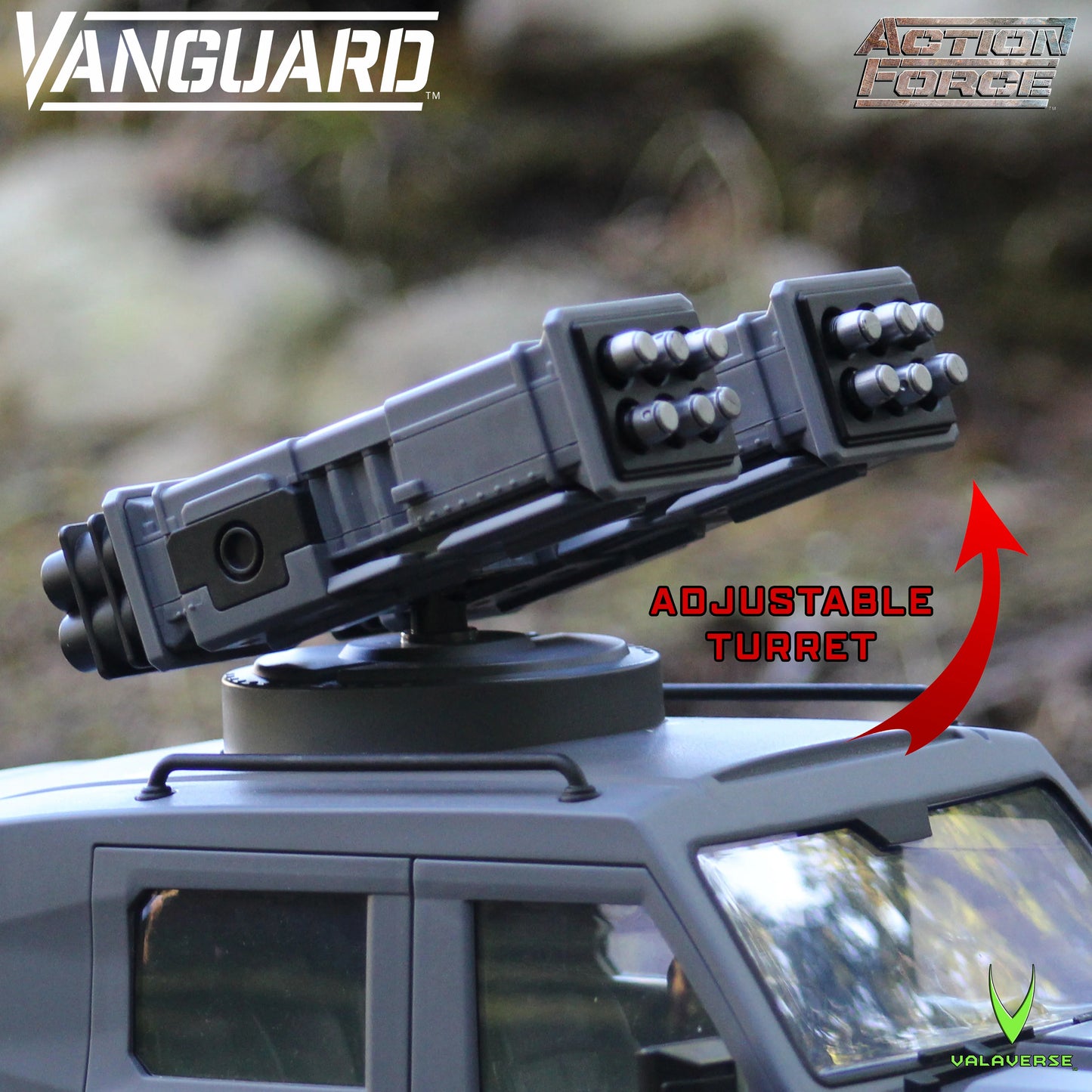 Action Force Vanguard Missile Launcher (Stealth Gray Ver.) Accessory Set