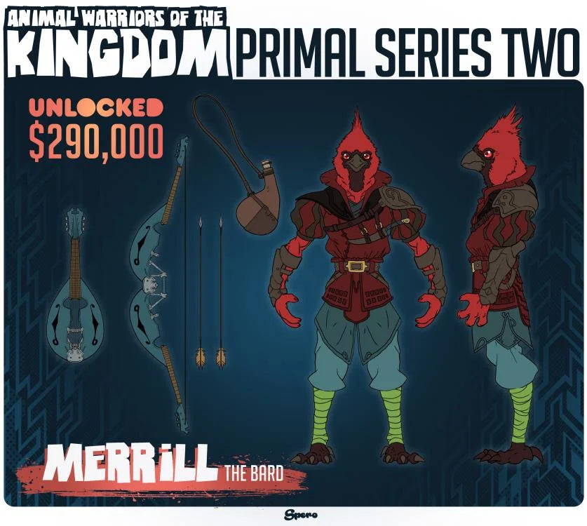 Animal Warriors of the Kingdom Primal Collection Series 2 Merril PREORDER
