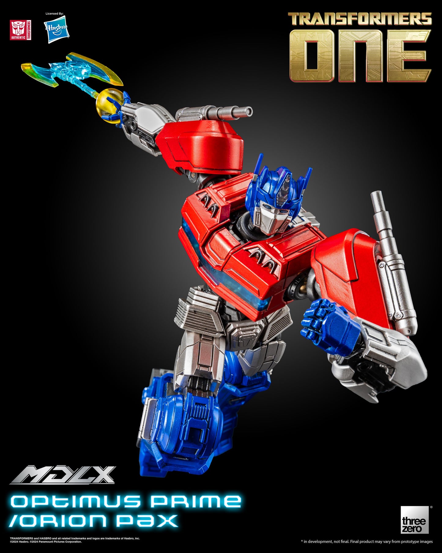 ThreeZero Transformers One MDLX Optimus Prime/Orion Pax