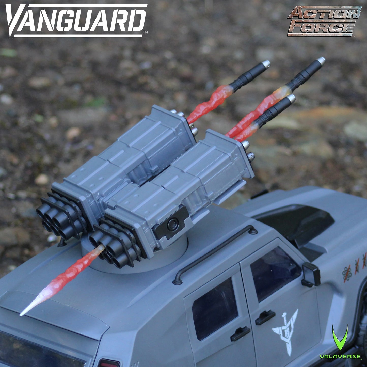 Action Force Vanguard Missile Launcher (Stealth Gray Ver.) Accessory Set