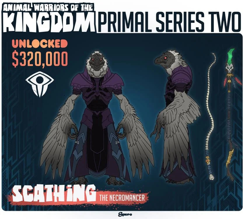 Animal Warriors of the Kingdom Primal Collection Series 2 Scathing PREORDER
