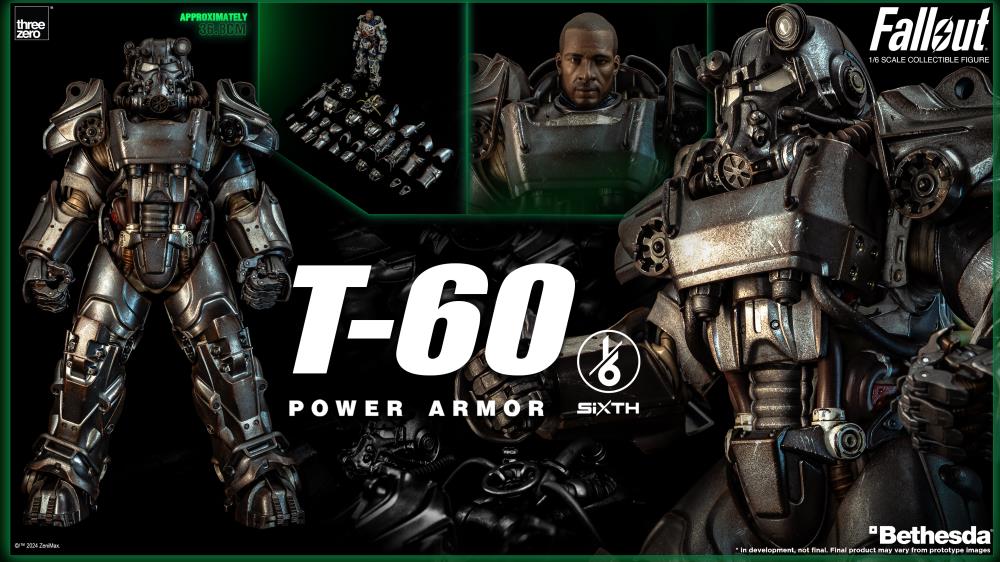 ThreeZero FALLOUT SiXTH T-60 Power Armor 1/6 Scale Figure (Reissue)