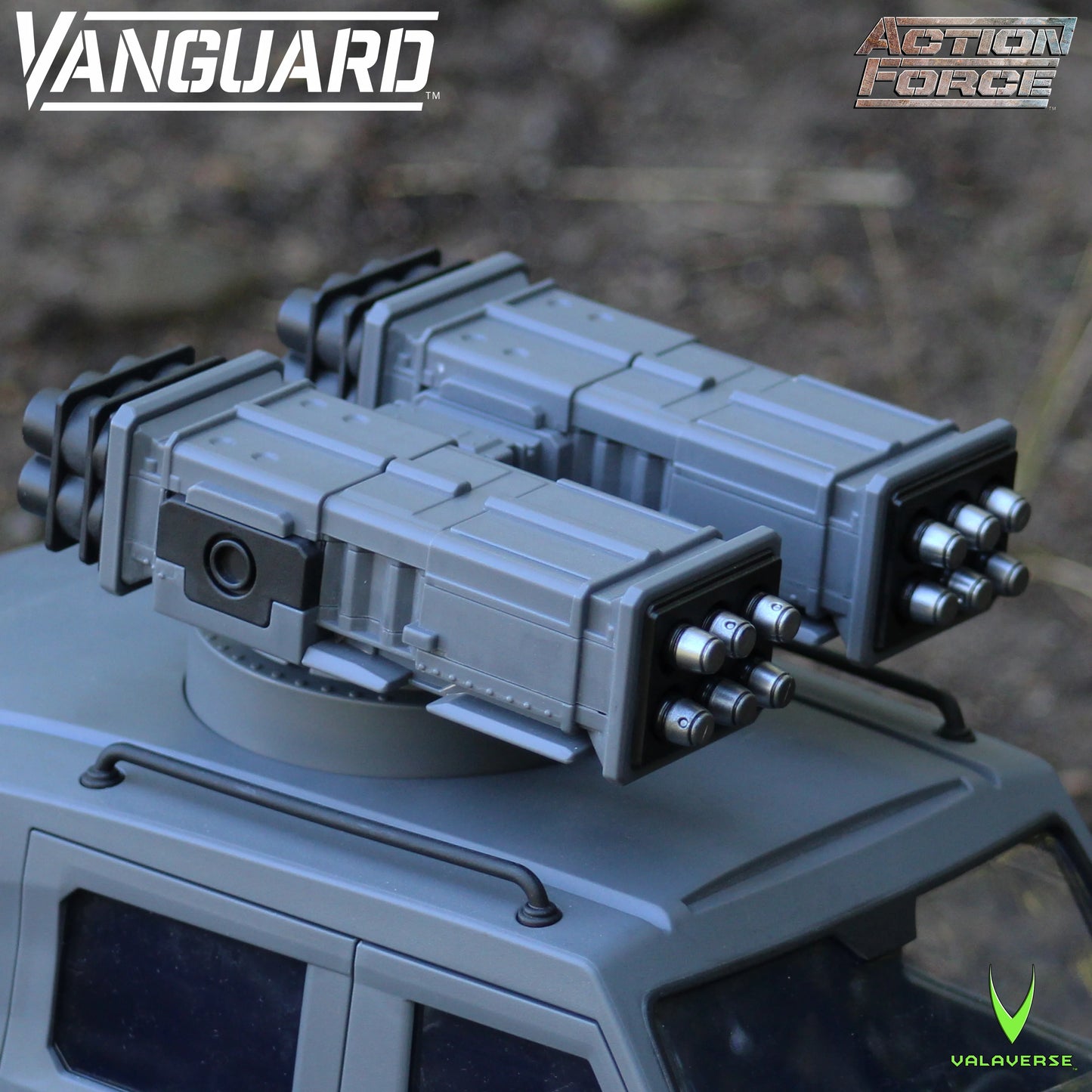 Action Force Vanguard Missile Launcher (Stealth Gray Ver.) Accessory Set