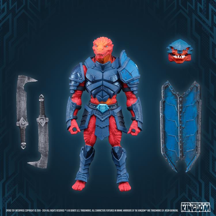 Animal Warriors of The Kingdom Primal Collection Series 2 House Varanidae Heavy Infantry PREORDER