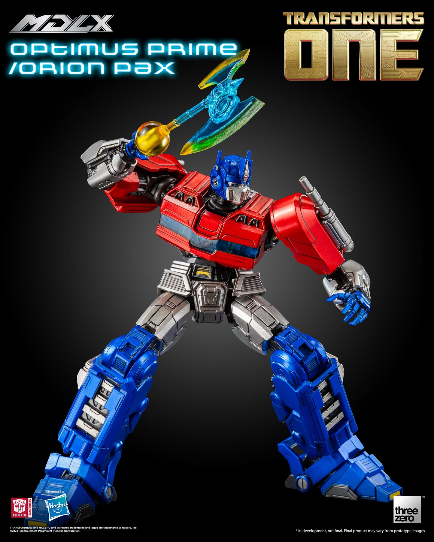 ThreeZero Transformers One MDLX Optimus Prime/Orion Pax