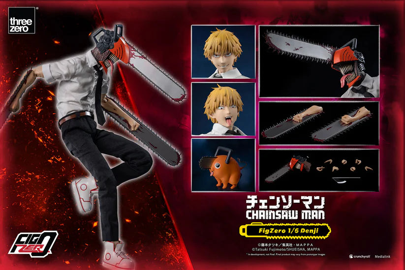 Threezero Chainsaw Man FigZero Denji 1/6 Scale Figure