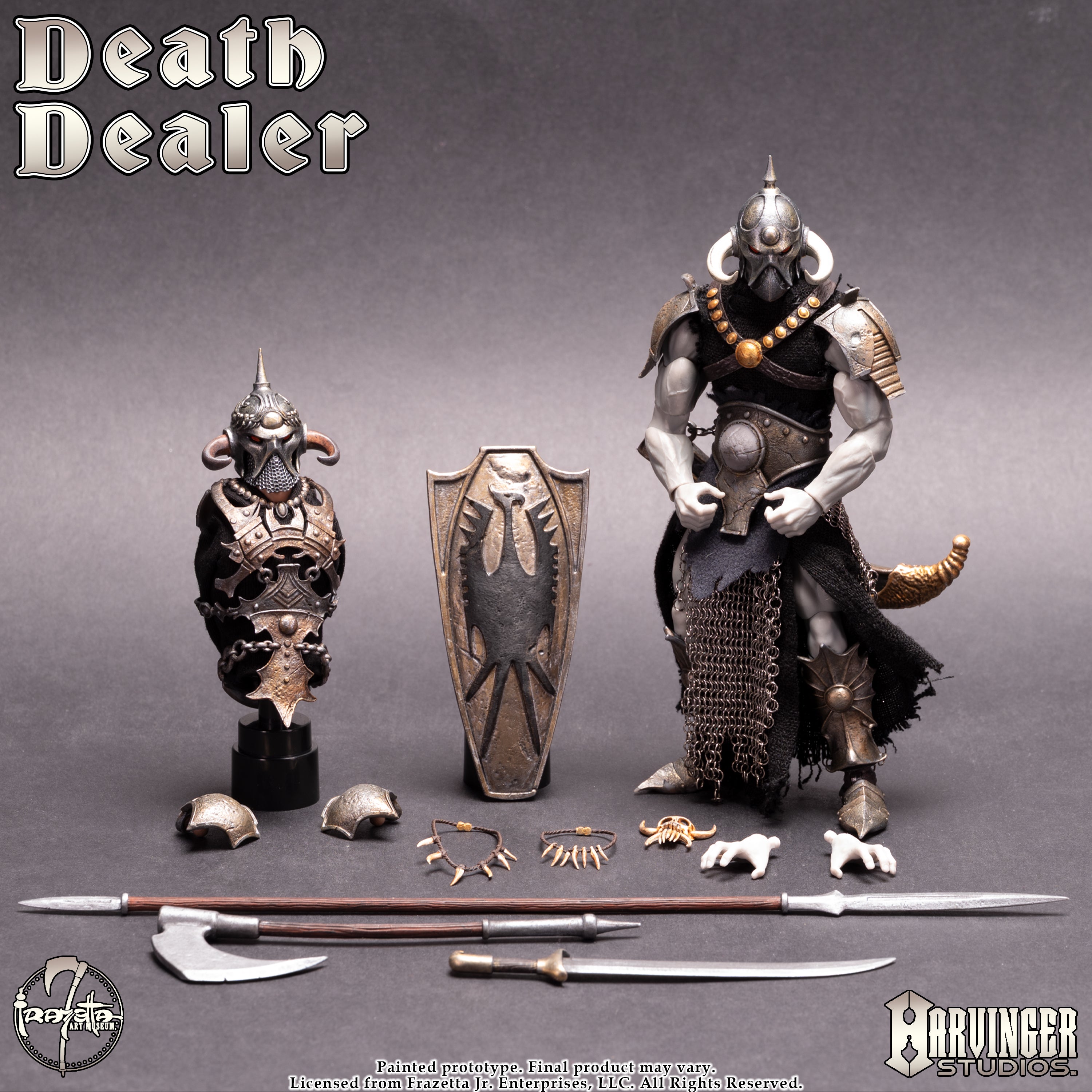 Death Dealer 1/12 Scale Action Figure - Frank Frazetta Inspired Collectible