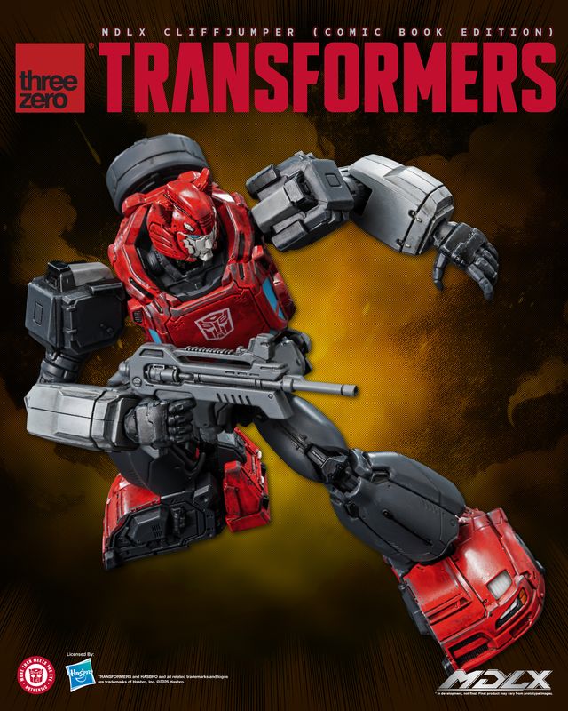 ThreeZero Transformers MDLX Cliffjumper (Comic Book Edition) PREORDER
