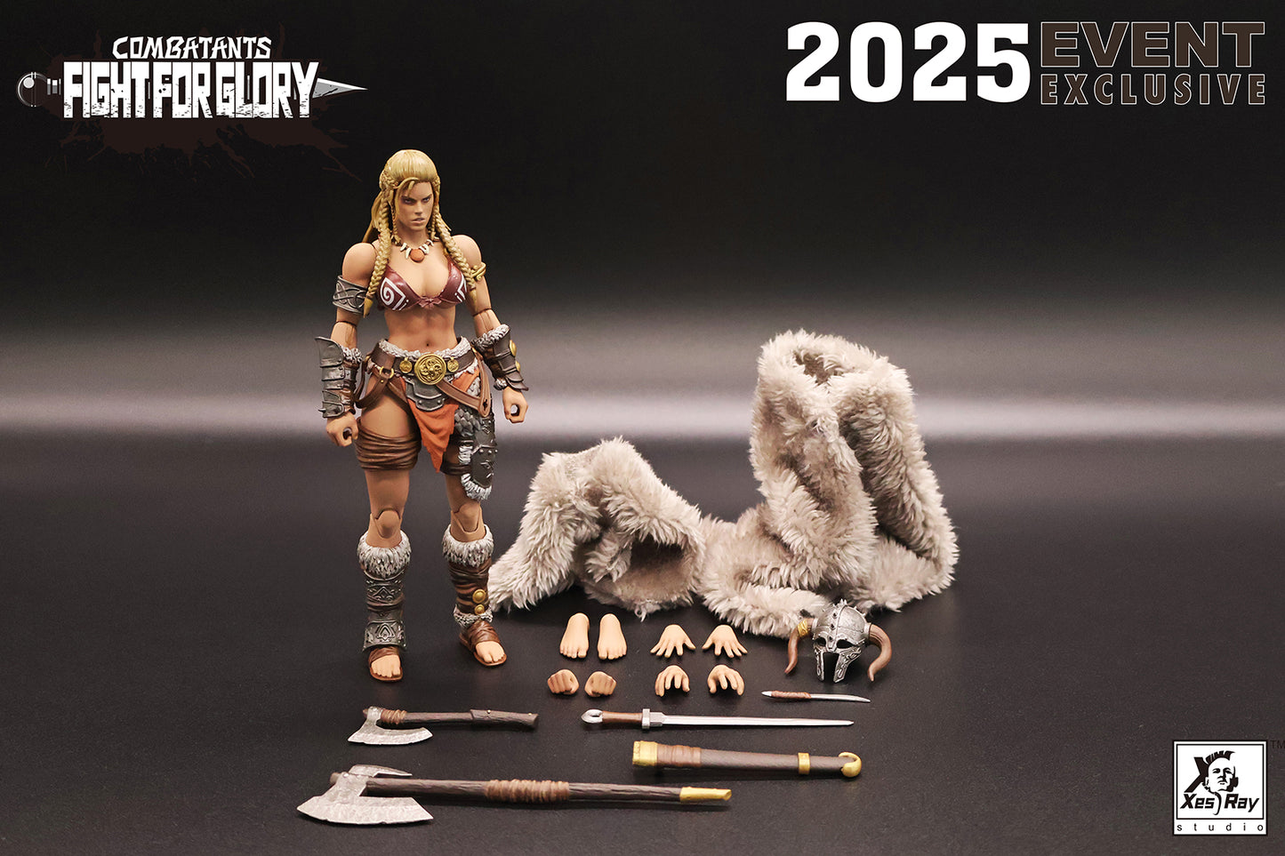 XESRAY STUDIO Combatants Fight For Glory Gold Hildr (2025 Event Exclusive Ver.) 1/12 Scale Action Figure PREORDER