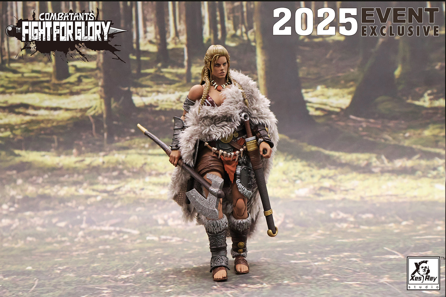 XESRAY STUDIO Combatants Fight For Glory Gold Hildr (2025 Event Exclusive Ver.) 1/12 Scale Action Figure PREORDER