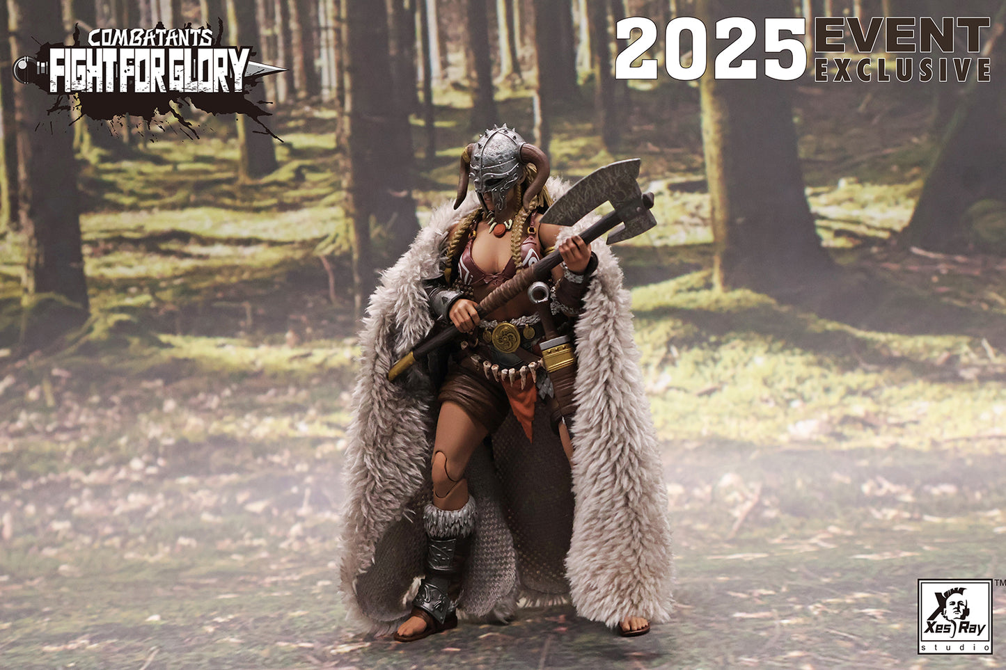 XESRAY STUDIO Combatants Fight For Glory Gold Hildr (2025 Event Exclusive Ver.) 1/12 Scale Action Figure PREORDER