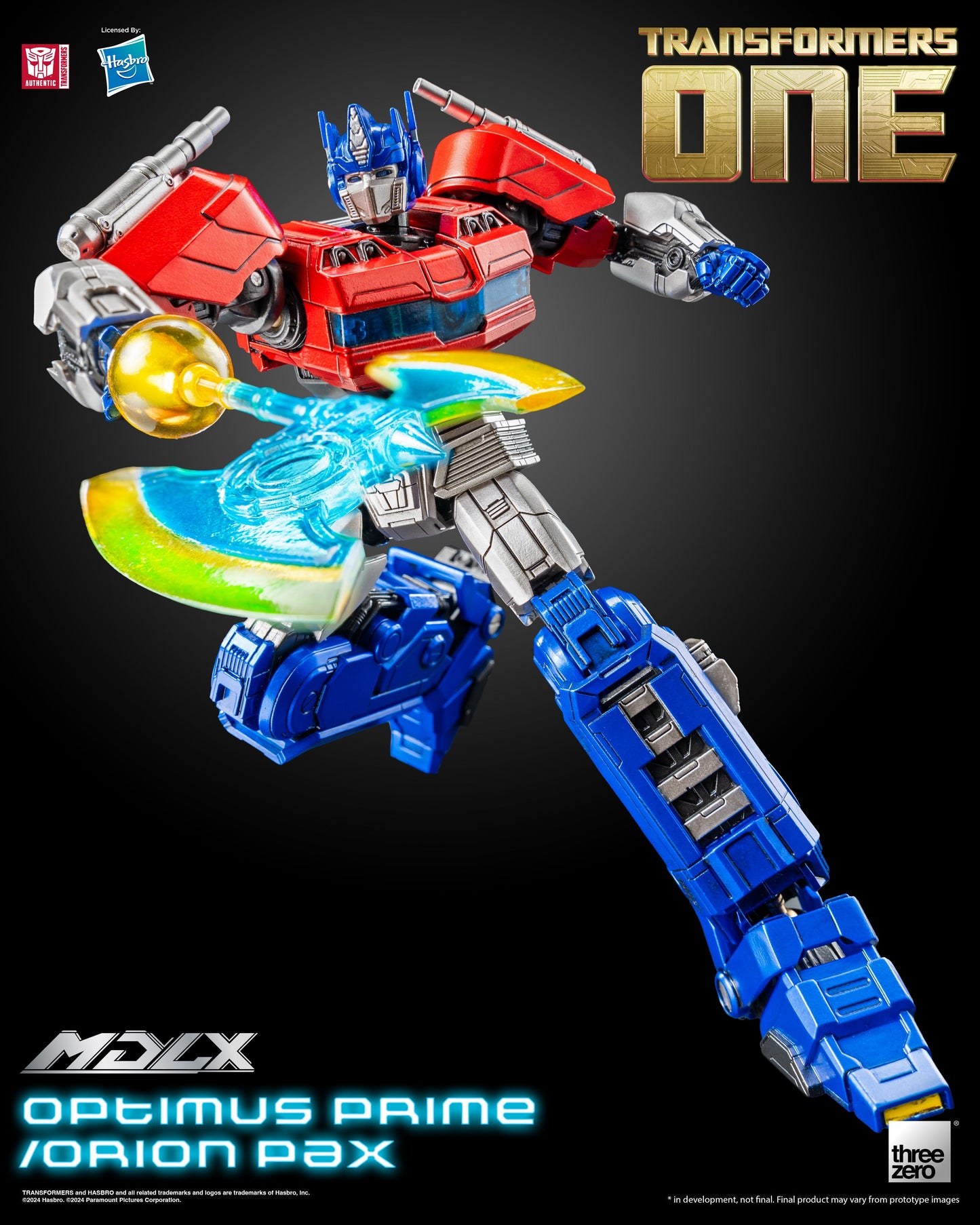 ThreeZero Transformers One MDLX Optimus Prime/Orion Pax