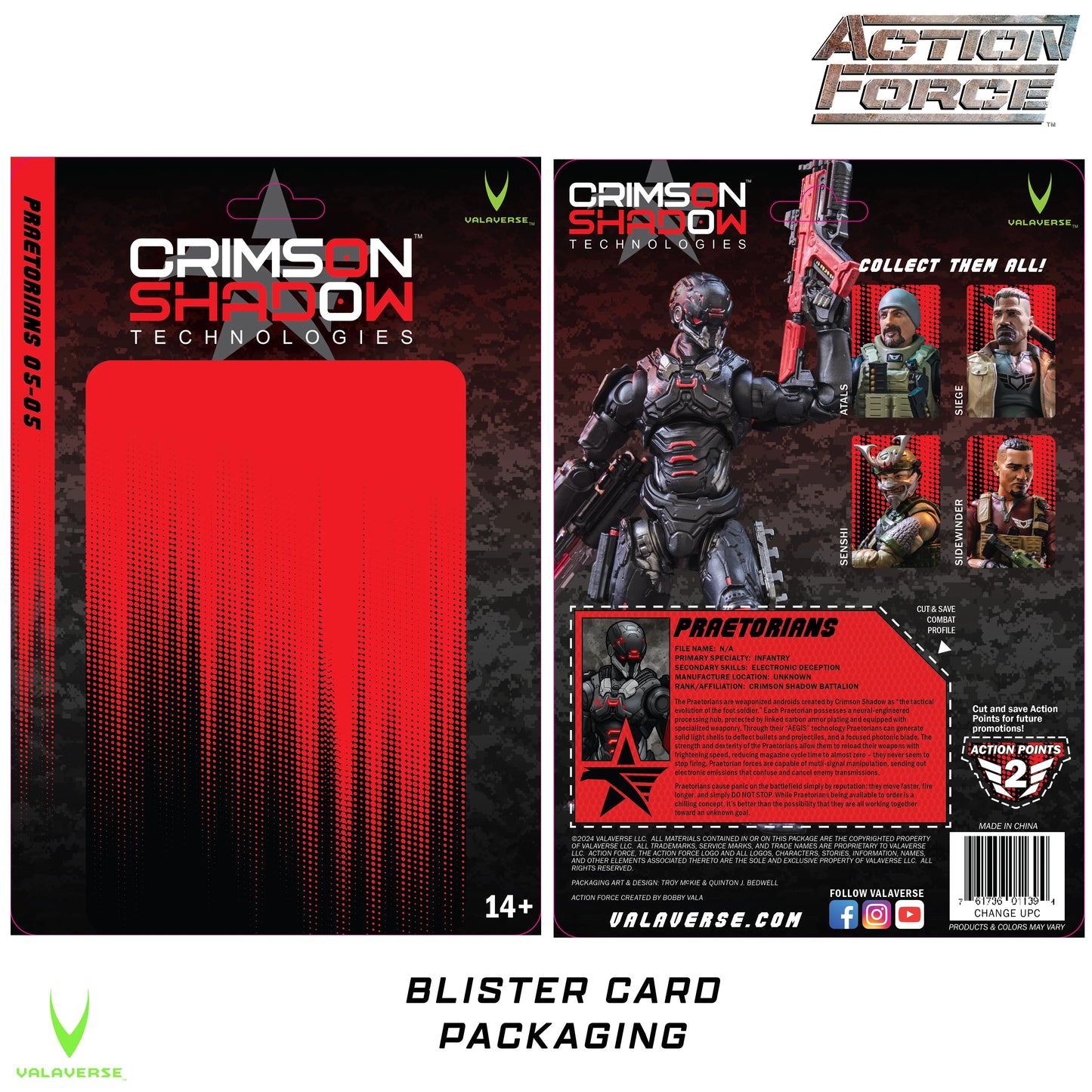 Action Force Crimson Shadow Praetorian SERIES 5