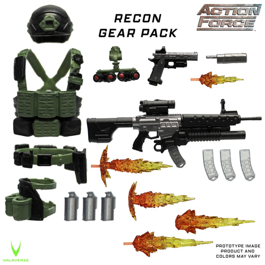 Action Force Recon Gear SERIES 5 1/12 Scale Action Figure Accessories