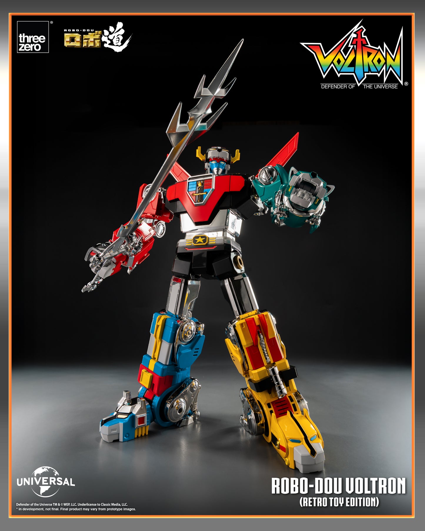Voltron: Defender of the Universe ROBO-DOU Voltron (Retro Toy Edition) Action Figure PREORDER
