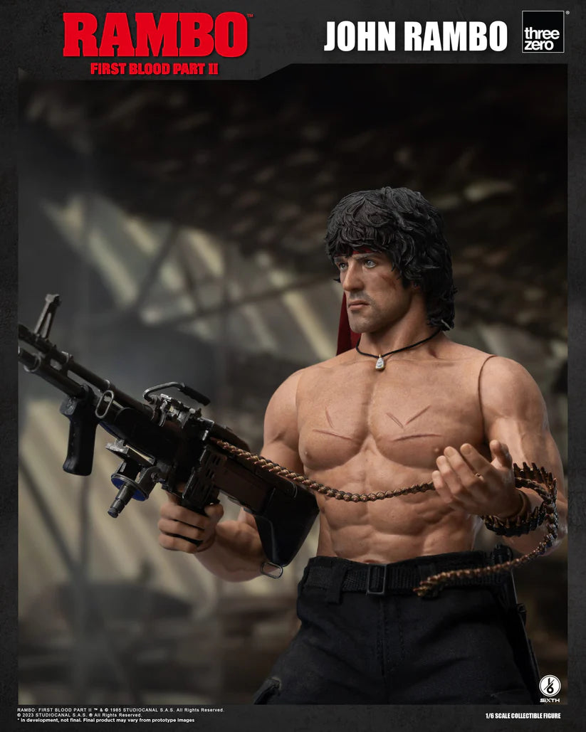 Threezero Rambo: First Blood Part II 1/6 John Rambo
