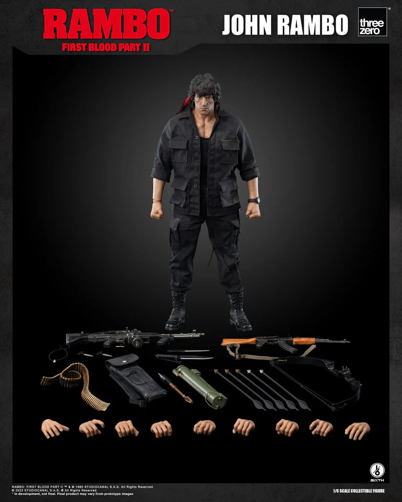 Threezero Rambo: First Blood Part II 1/6 John Rambo