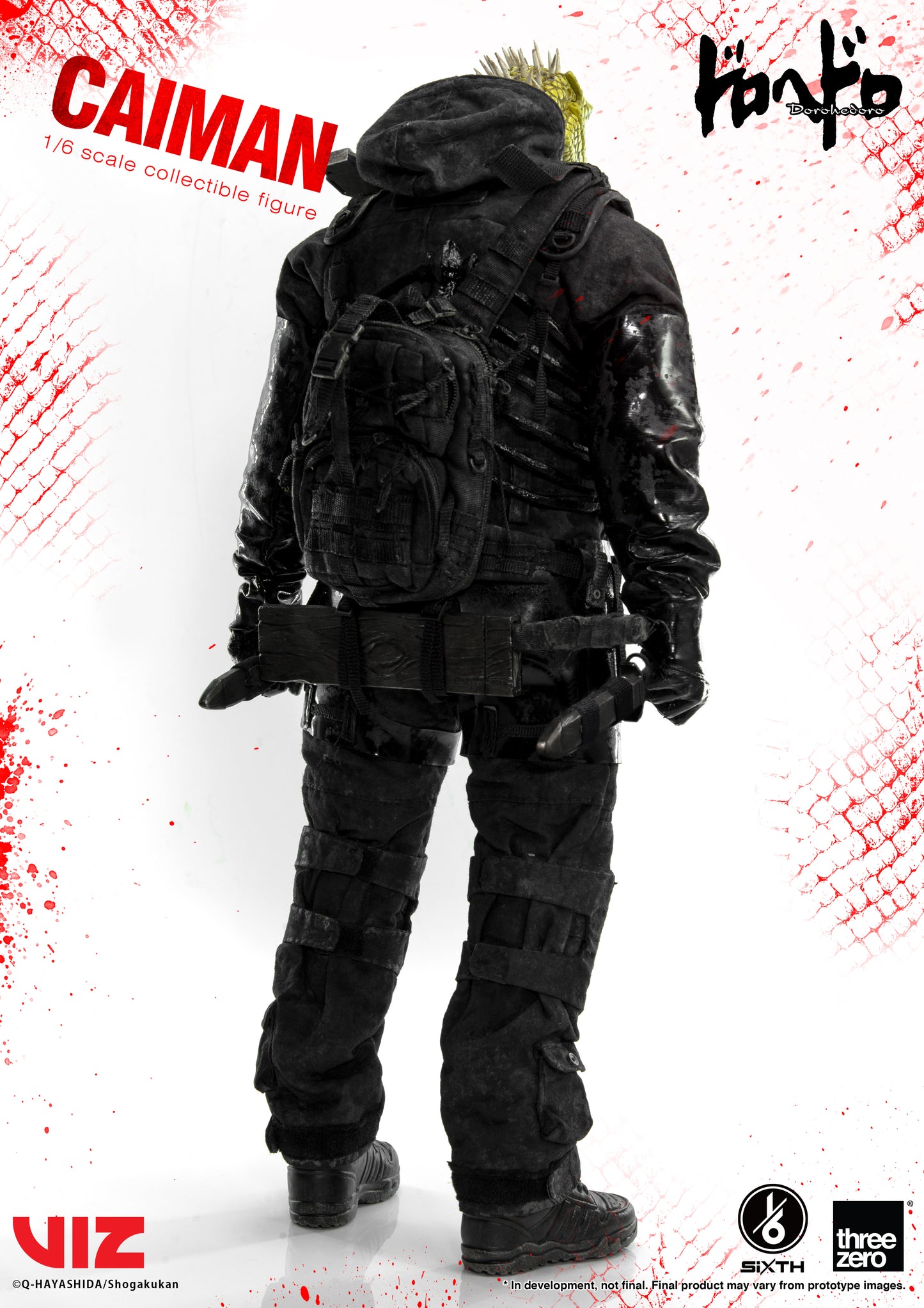 Threezero Dorohedoro SiXTH Caiman 1/6 Scale Action Figure (Reissue) PREORDER