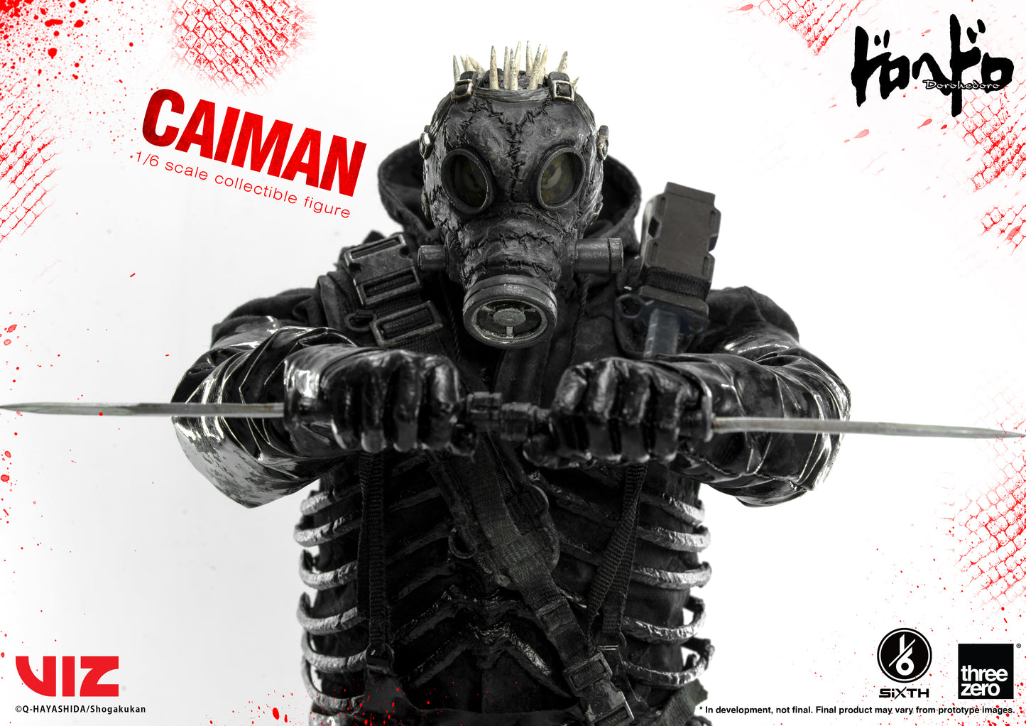 Threezero Dorohedoro SiXTH Caiman 1/6 Scale Action Figure (Reissue) PREORDER