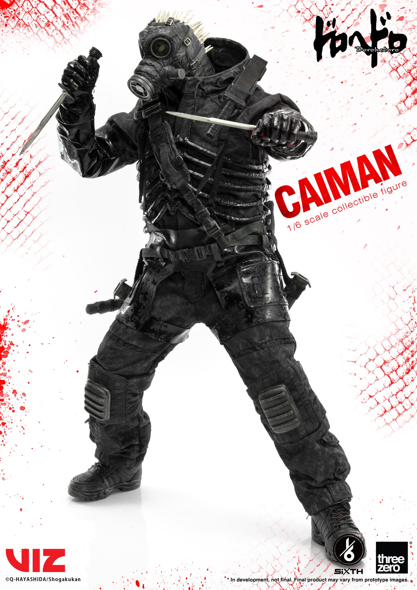 Threezero Dorohedoro SiXTH Caiman 1/6 Scale Action Figure (Reissue) PREORDER