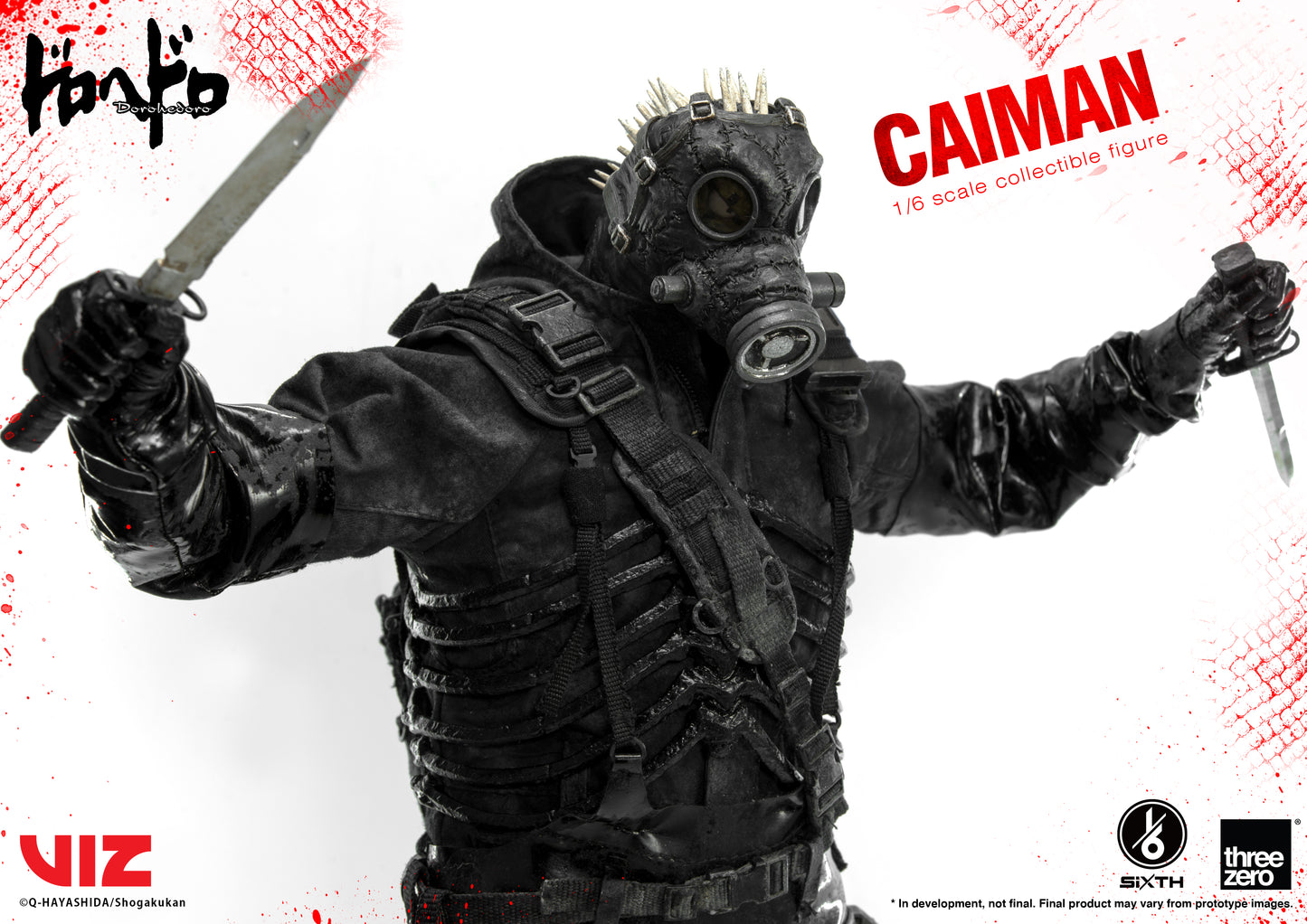 Threezero Dorohedoro SiXTH Caiman 1/6 Scale Action Figure (Reissue) PREORDER