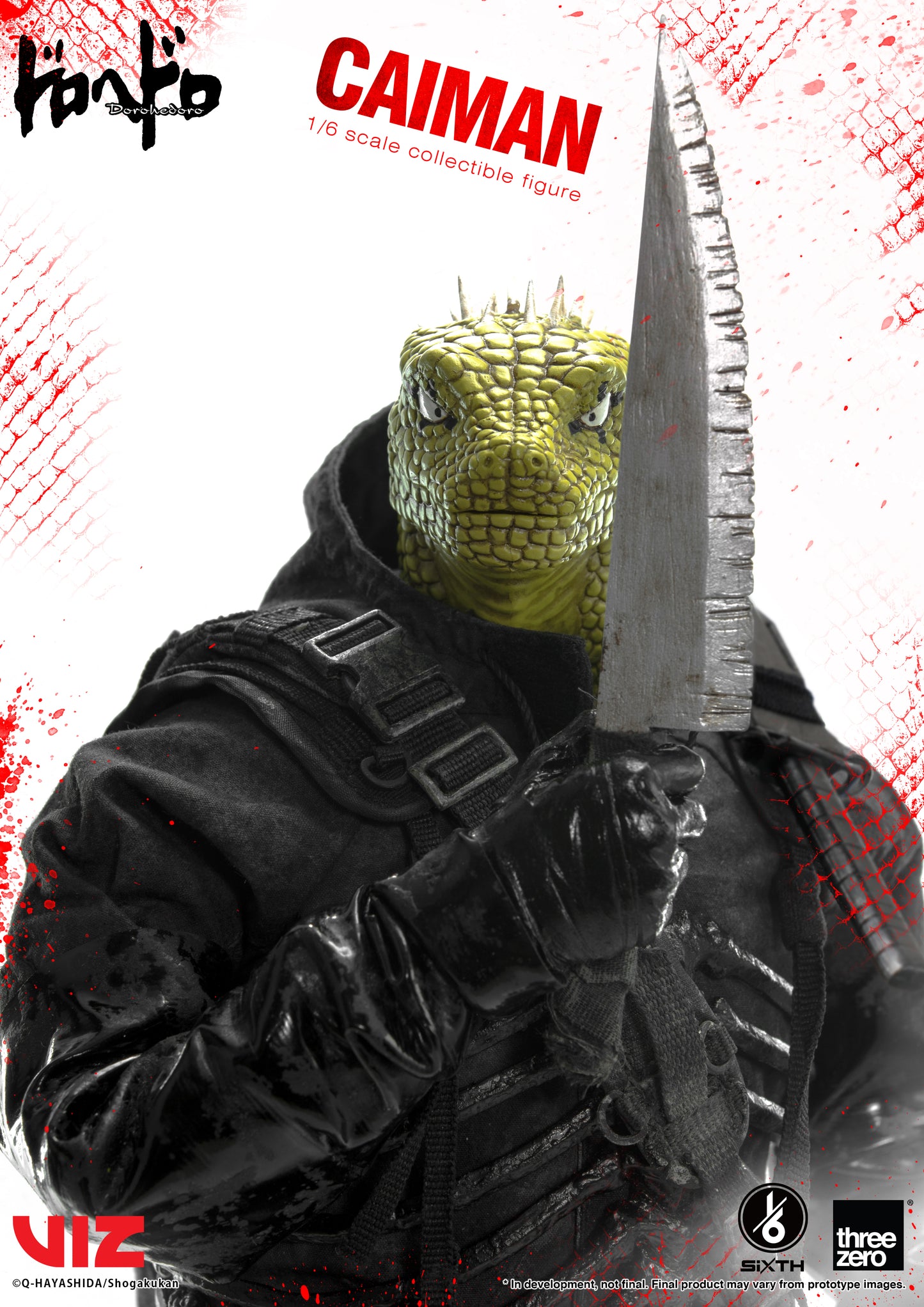 Threezero Dorohedoro SiXTH Caiman 1/6 Scale Action Figure (Reissue) PREORDER
