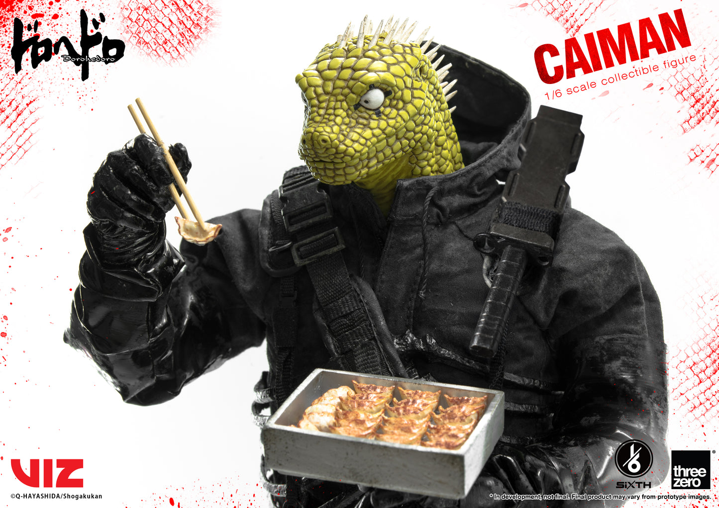 Threezero Dorohedoro SiXTH Caiman 1/6 Scale Action Figure (Reissue) PREORDER