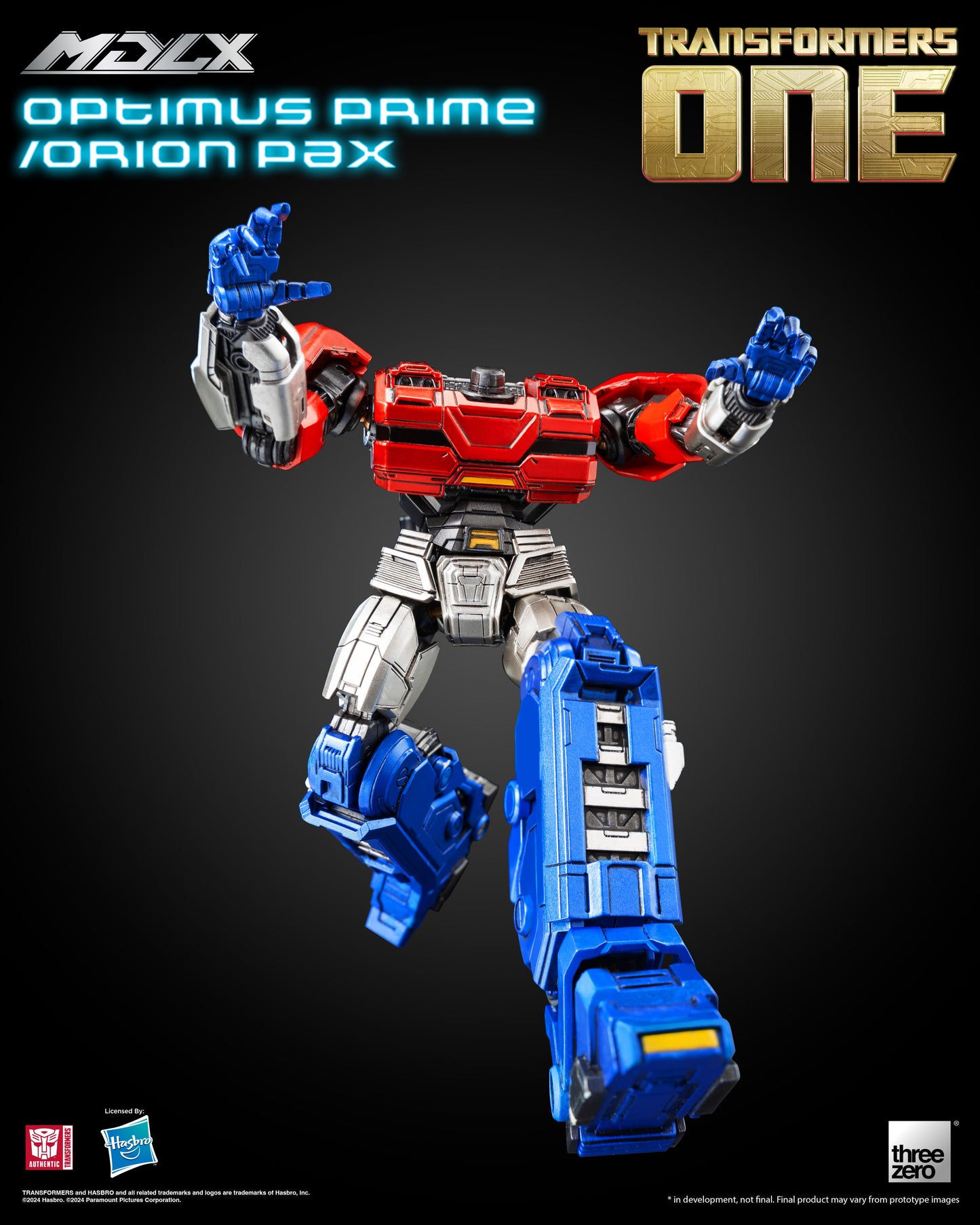 ThreeZero Transformers One MDLX Optimus Prime/Orion Pax