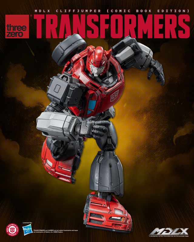 ThreeZero Transformers MDLX Cliffjumper (Comic Book Edition) PREORDER