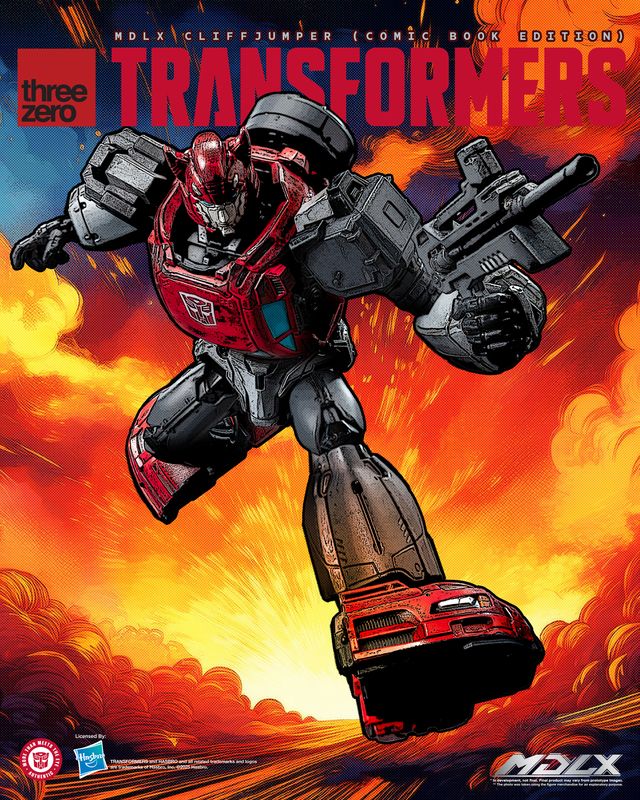 ThreeZero Transformers MDLX Cliffjumper (Comic Book Edition) PREORDER