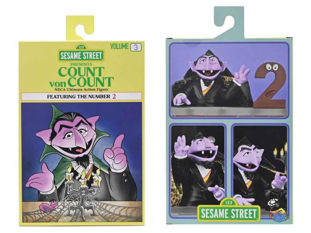NECA Sesame Street Ultimate Count von Count Action Figure