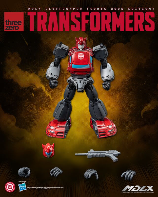 ThreeZero Transformers MDLX Cliffjumper (Comic Book Edition) PREORDER
