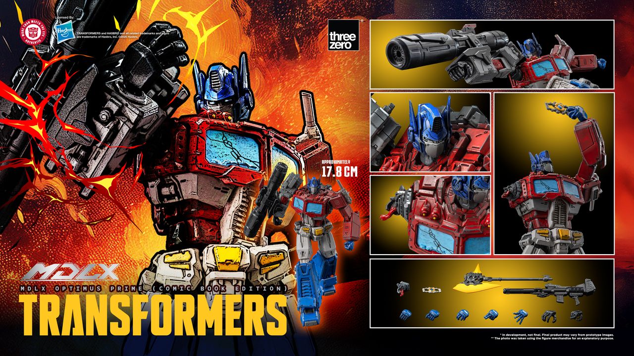 ThreeZero Transformers MDLX Optimus Prime (Comic Book Edition) PREORDER