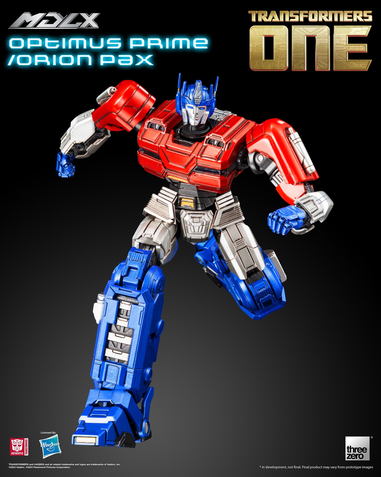 ThreeZero Transformers One MDLX Optimus Prime/Orion Pax