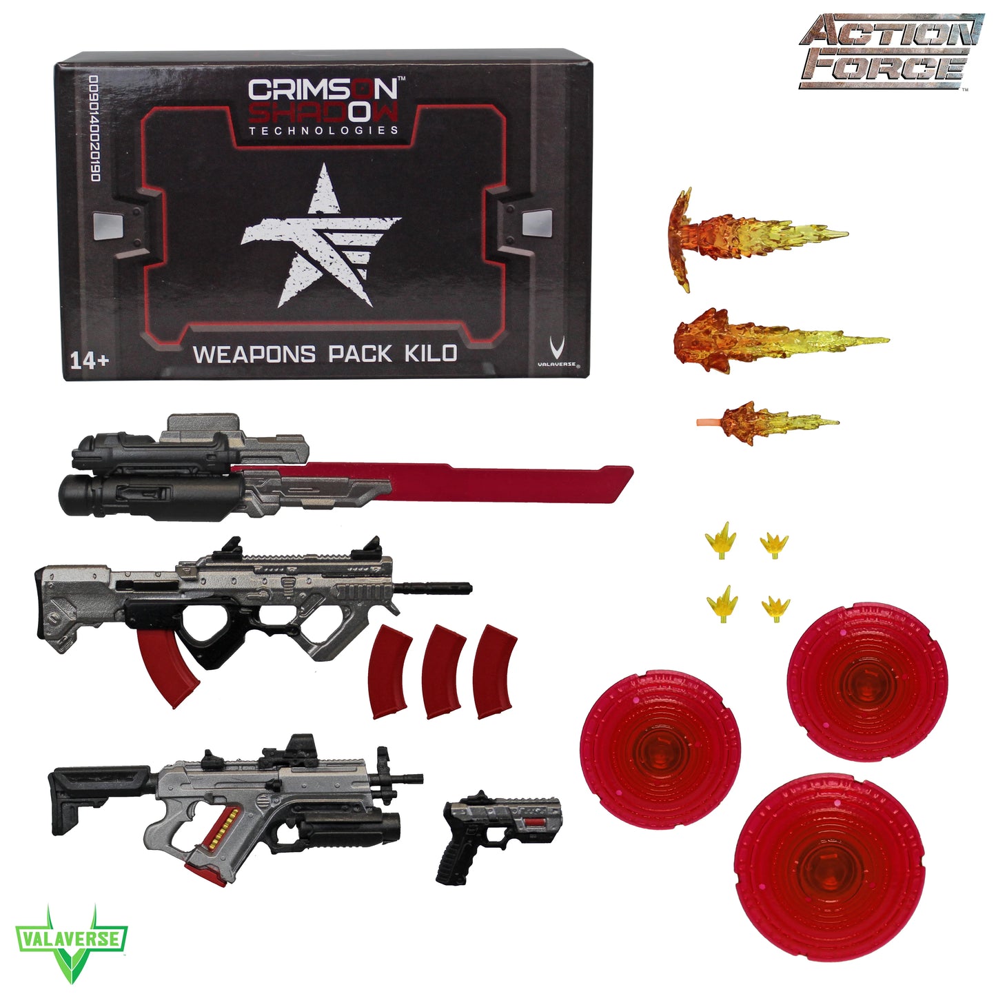 Action Force Weapons Pack (Kilo) 1/12 Scale Accessory Set