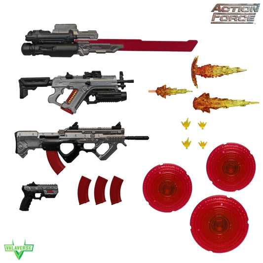 Action Force Weapons Pack (Kilo) 1/12 Scale Accessory Set