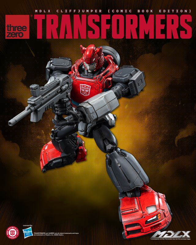 ThreeZero Transformers MDLX Cliffjumper (Comic Book Edition) PREORDER