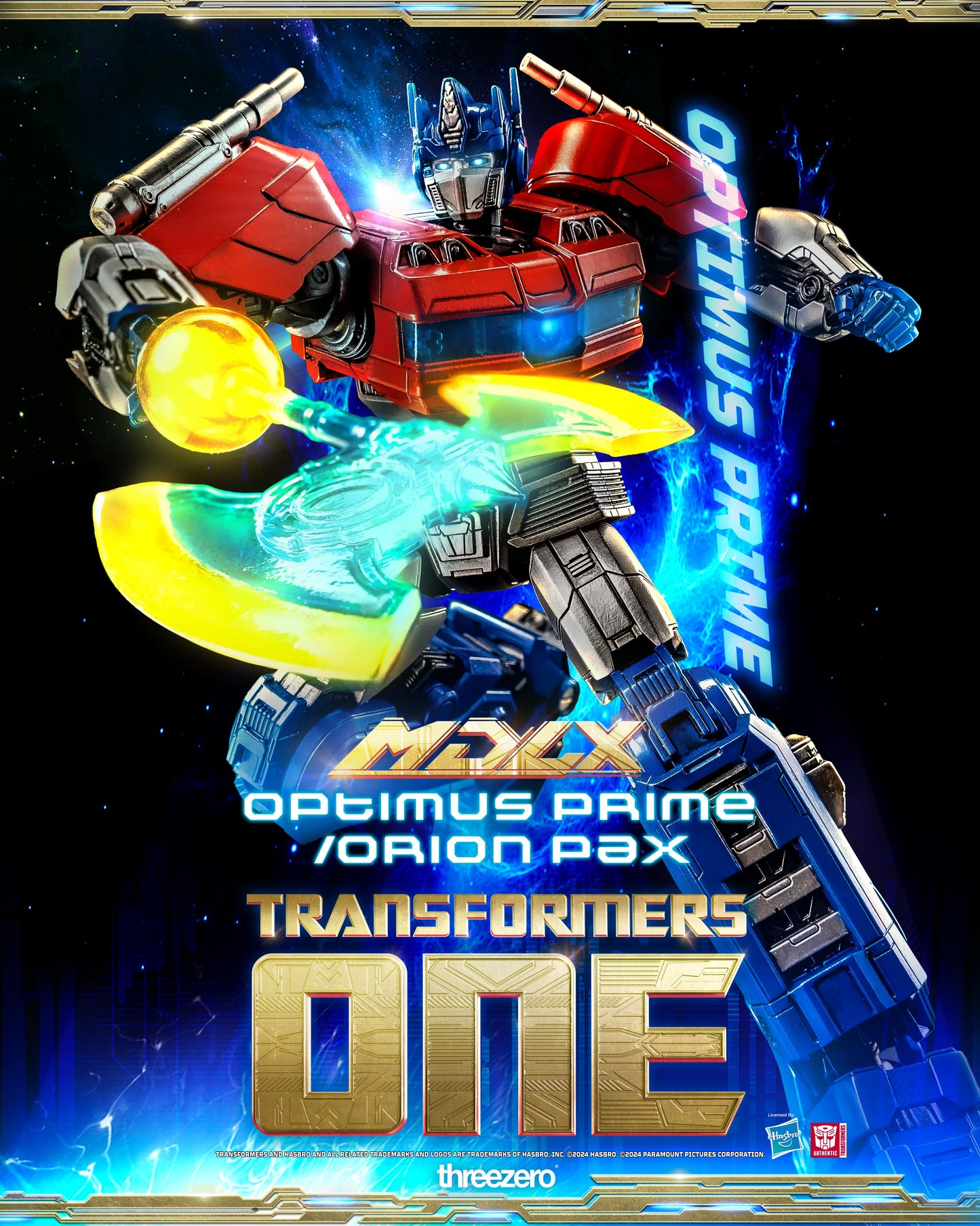 ThreeZero Transformers One MDLX Optimus Prime/Orion Pax