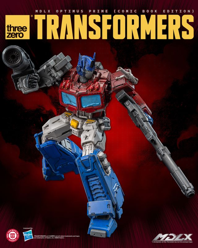 ThreeZero Transformers MDLX Optimus Prime (Comic Book Edition) PREORDER