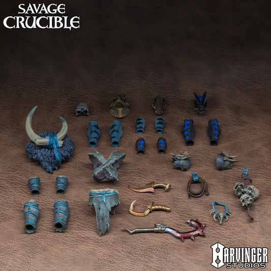 Savage Crucible - LEMURIAN HUNTSMAN PACK (LEMURIAN CHARACTER PACK #1)
