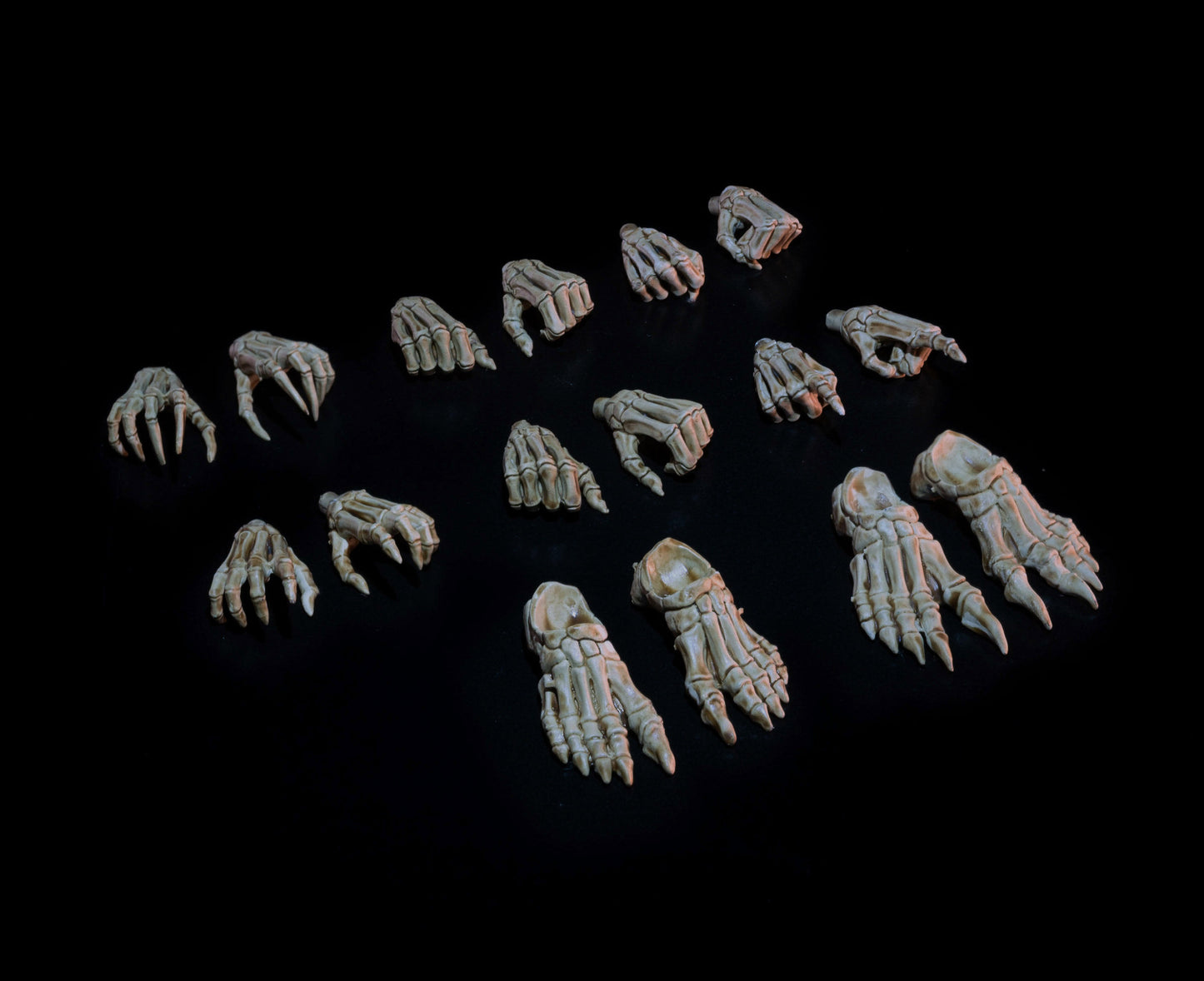 Mythic Legions SKELETONS OF NECRONOMINUS HANDS PACK (Necronominus Wave)