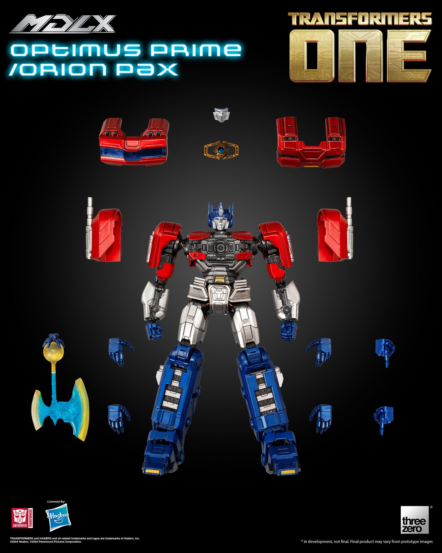 ThreeZero Transformers One MDLX Optimus Prime/Orion Pax