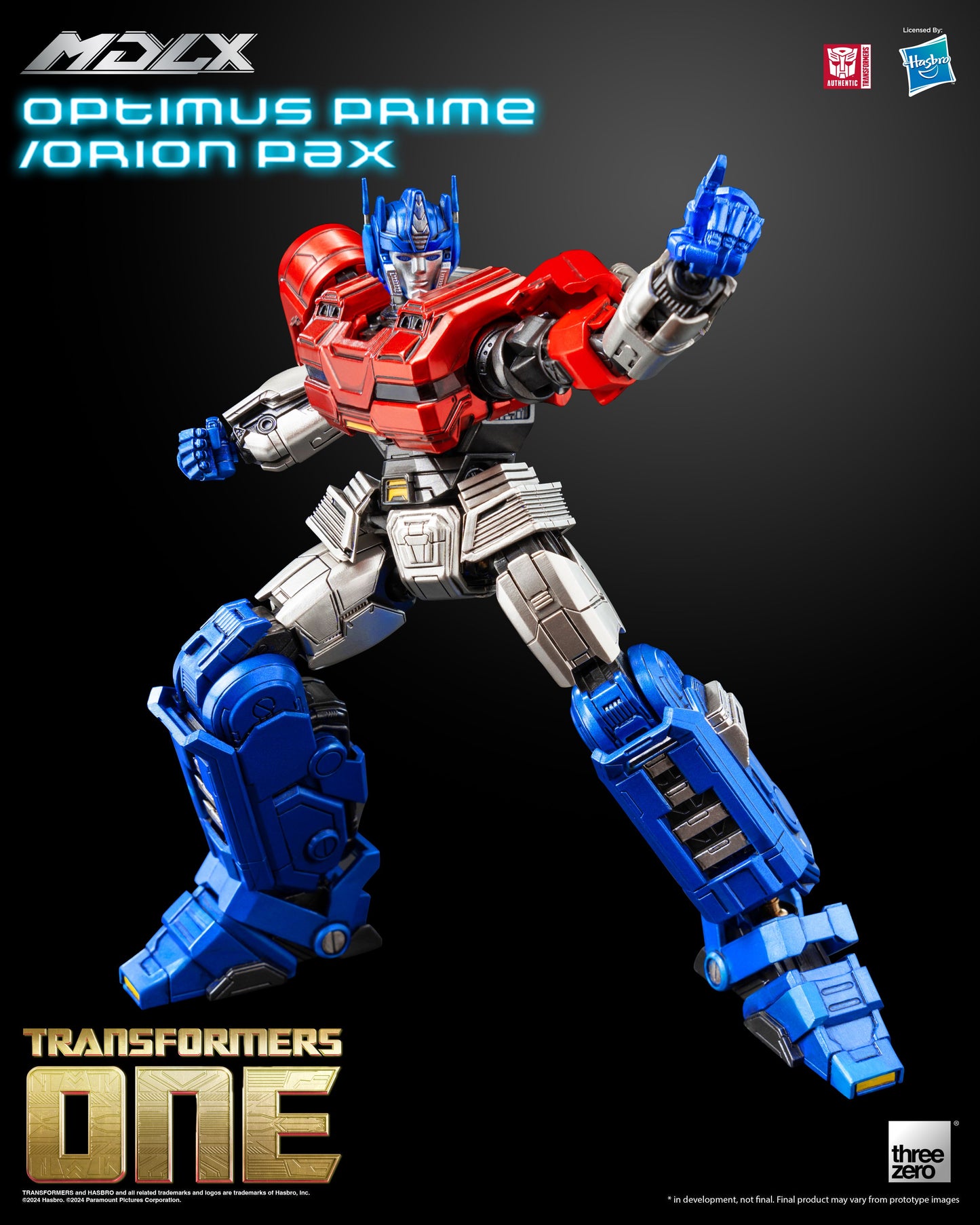 ThreeZero Transformers One MDLX Optimus Prime/Orion Pax