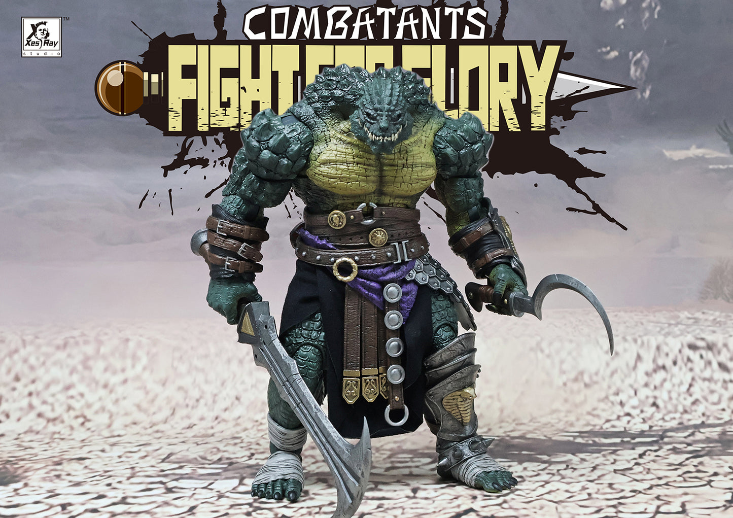 Xesray Studio Combatants Fight For Glory Tukhoris Sobek's Jaws 022 Action Figure PREORDER